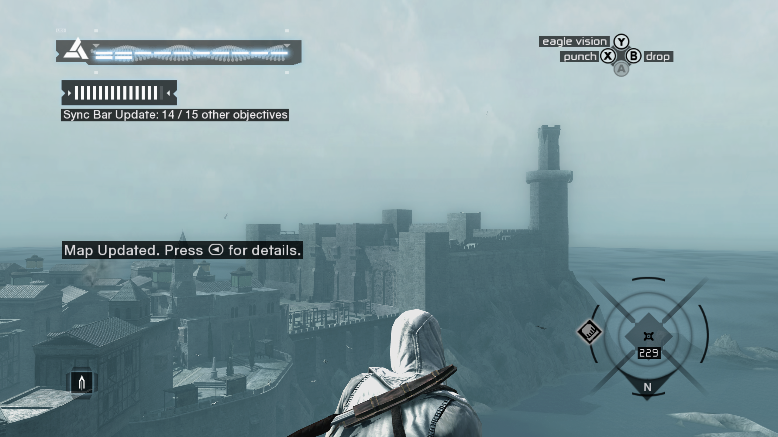 The cliffside castle in Acre