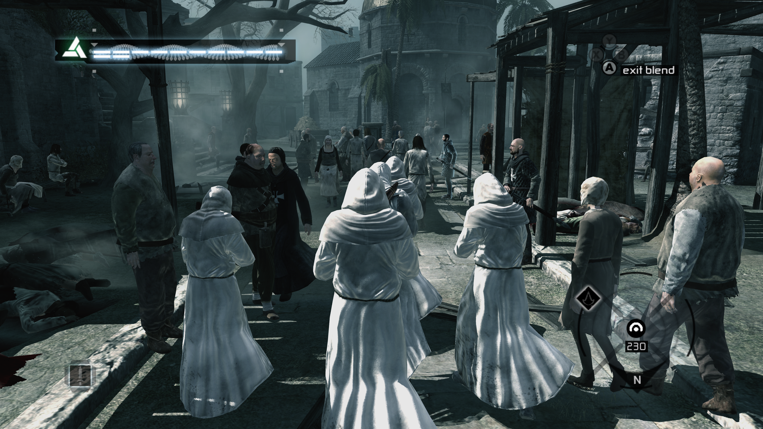 The assassin blending in with scholars